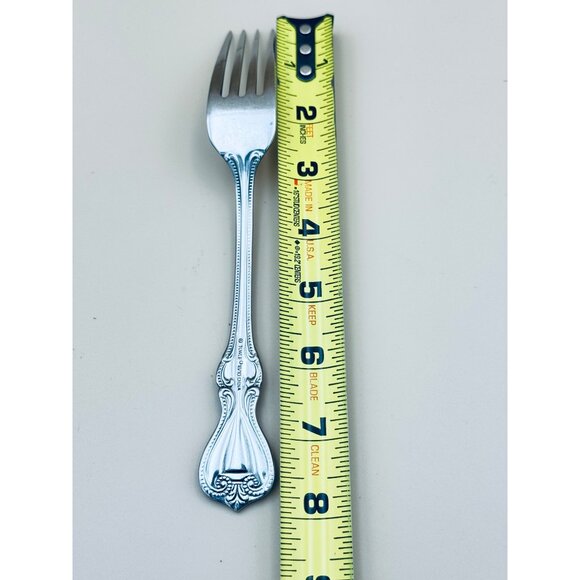 Set Of 4 Towle Old Colonial 18/10 Stainless 8" Dinner Forks Flatware - Picture 5 of 5